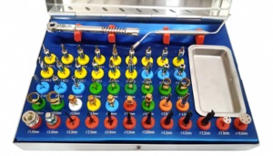 Kit d'implant dentaire universel 50 pièces de meilleure qualité Kit de forets coniques à compression pour extenseur d'os Kit universel d'implant dentaire - Product Image 3