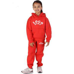 Conjunto Deportivo de 2 Piezas para Niños, Sudadera y Pantalones de Chándal, Estilo Urbano Informal, con Logotipo Personalizado Profesional - Product Image 3