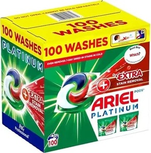 Lessives en dosettes Ariel Platinum Plus Extra Stain Remover pour un nettoyage optimal - Product Image 2