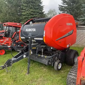 Presse à foin ronde Kubota BV4160 équipement agricole d'occasion avec moteur et composants du noyau du moteur - Product Image 2