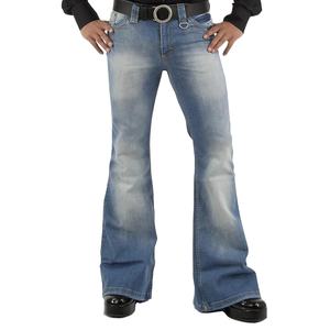 Jean évasé personnalisable pour homme, coupe droite, délavé à l'acide, coupe oversize, en denim décontracté, meilleure qualité, le plus vendu - Product Image 3
