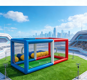 Arène <span class=keywords><strong>de</strong></span> football gonflable pour l'extérieur et l'intérieur, arène sportive, <span class=keywords><strong>cage</strong></span> <span class=keywords><strong>de</strong></span> football pour la course, l'entraînement et la compétition - Product Image 5