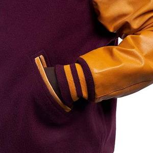 Chaquetas Bomber Varsity de estilo universitario personalizables para niños y niñas Chaqueta recubierta de invierno con letras de béisbol personalizada - Product Image 6