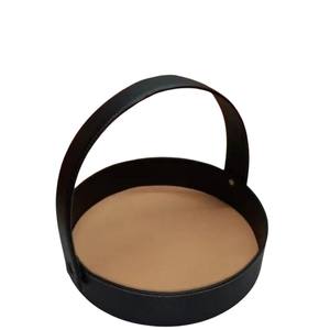 Plateau à chocolat moderne et portable en tissu avec base tissée et poignée noire, plateau rectangulaire décoratif pour la décoration de la maison - Product Image 2