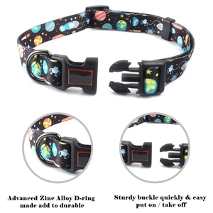 Collier de chien réglable en nylon et polyester de luxe de meilleure qualité avec motif d'impression de logo personnalisé fournitures pour animaux de compagnie rubans de caractéristique de rupture - Product Image 6