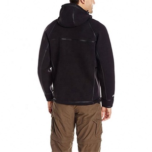 Sweat à capuche imperméable et coupe-vent en néoprène pour homme, imprimé brodé, écologique, noir, nouvelle taille 2023 - Product Image 6