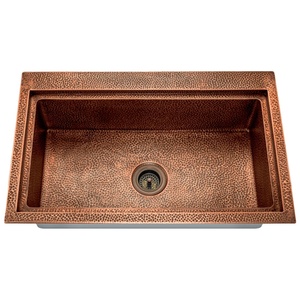 Nouveau classique élégant de qualité supérieure lavabo Top vente à la main en cuivre évier de cuisine de qualité supérieure évier à la main - Product Image 1
