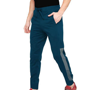 กางเกงทรงตรงสำหรับผู้ชายแบบลำลองเอวสูงผ้าใบสีทึบกันน้ำกางเกงของผู้ชายลายทางโค้งตรง - Product Image 1