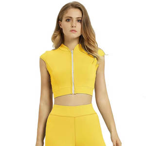 Ensemble de yoga pour femmes de haute qualité, sans couture, très vendu, en spandex et polyester, pour femmes - Product Image 5