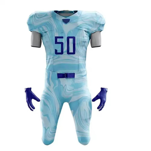 Uniforme de fútbol americano de sublimación de práctica juvenil al por mayor de diseño personalizado uniforme de fútbol americano de la mejor calidad para equipo - Product Image 5