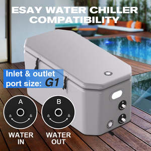 Stock en Almacén de EE. UU. – Bañera Inflable Inteligente con WiFi y Enfriador, Baño de Hielo Portátil para Gimnasio, Spa, Hotel - Product Image 6