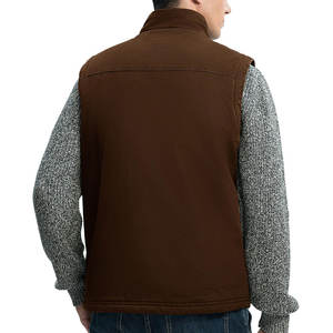 Chaleco de Lona de Alta Calidad, Transpirable, Talla Grande, Color Personalizado para Hombre, Chaleco de Lona con Logotipo Personalizado Más Vendido para Hombre, Ropa Exterior - Product Image 6