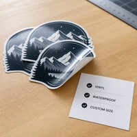 Autocollants personnalisés en vinyle pour étiquettes cadeaux, imperméables, brillants, rectangulaires, avec nœud en ruban pour emballage cadeau