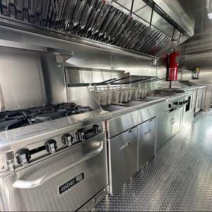 รถพ่วงขายอาหารพรีเมียม รถบรรทุกติดตั้งป้ายโฆษณา LED แบบเคลื่อนที่ โครงสร้างสแตนเลส พร้อมระบบไฟฟ้าในตัว จอแสดงผลเชิงพาณิชย์สำหรับใช้งานกลางแจ้ง - Product Image 4