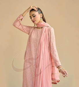 Trajes de Mujer Casuales de Nueva Llegada, la Mejor Calidad, Color y Talla Personalizados, Chifón/Seda Cruda Formal para Venta en Línea - Product Image 4