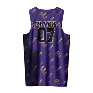 Maillot de basket-ball réversible double face à séchage rapide, personnalisable avec le nom de l'équipe, col en V, sans manches, débardeur unisexe - Product Image 3