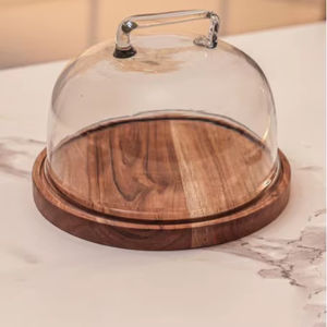 Meilleur choix : support à gâteau de luxe en bois d'acacia - Product Image 1
