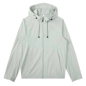 Solid Color New Design Lightweight Canvas Stand Collar Front Logo Windbreaker Sport Coat Waterproof Breathable Quick Dry <b>Jacket</b> - Product Image 6