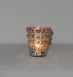 คำปฏิญาณแก้วปรอทสำหรับตกแต่งคริสต์มาสเชิงเทียนทีไลท์รูปแก้วสีเงินแบบพรีเมี่ยม - Product Image 5