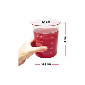 Bécher en verre de 1000ml Forme courte-Autres appareils de mesure - Product Image 3