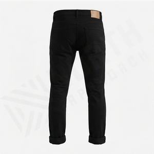 Pantalones Chinos de Cintura Alta Personalizables para Hombre, de Algodón y Felpa, Lavado Vintage, Estilo Urbano, Rectos, con Rayas Curvas, OEM - Product Image 2