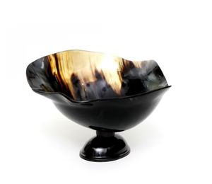 Tazón de Cuerno de Búfalo Pulido a Mano de Alta Calidad - Precio Increíble, Diseño Clásico, Apto para Lavavajillas y Ecológico - Product Image 1