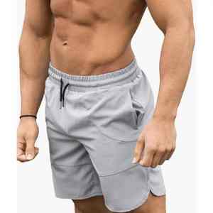 Shorts de sport en maille unie personnalisés OEM pour hommes, shorts décontractés d'été, jogging, streetwear, coupe régulière, shorts en polyester - Product Image 6