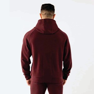 Y2K Streetwear bordado personalizado parche desgastado hombre Unisex chándal 100% algodón con capucha y pantalones de chándal conjunto chándales para hombre - Product Image 4