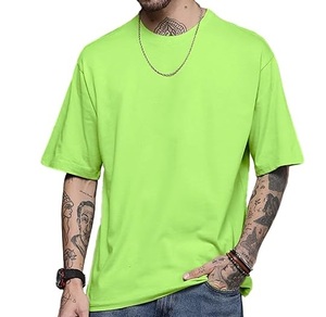 T-shirt surdimensionné à épaules tombantes de haute qualité en gros Impression personnalisée 350 Gsm T-shirt surdimensionné en coton lourd respirant - Product Image 1