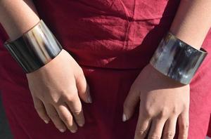 Buffalo Horn Natural Bangles <b>Bracelet</b> Crafting Buffalo Horn Hand Jewelry - Product Image 4