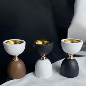 Ensemble de 3 brûleurs d'encens en métal écologiques de style arabe Bakhoor Oud pour la décoration de la maison et des hôtels - Product Image 4