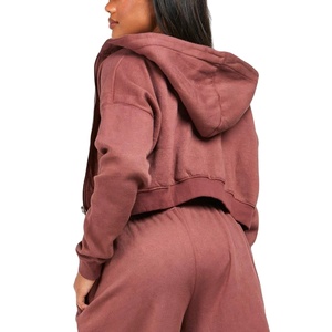 Hot New Design OEM Blue <b>Acid</b> Wash Winter Fleece Hoodie Pant Set Women Sweat Suit Oversize Unisex <b>Drop</b> Shoulder Tracksuit 2026 - Product Image 5