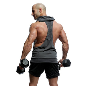 Venta al por mayor nuevo estilo 100% algodón en blanco sin mangas de gran tamaño gimnasio hombres Casual Top tanque personalizado impresión hombres camiseta sin mangas - Product Image 2