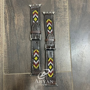 สายนาฬิกาหนังวัวแท้เรียบสายนาฬิกาแบบลูกปัดระบายอากาศได้ดีหรูหราออกแบบได้ตามต้องการ - Product Image 1