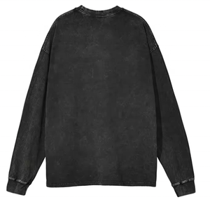 <b>Bulk</b> Wholesale High Quality Custom Design Embroidery French <b>Terry</b> Cotton Sweatshirts Acid Wash Hoodie - Product Image 2