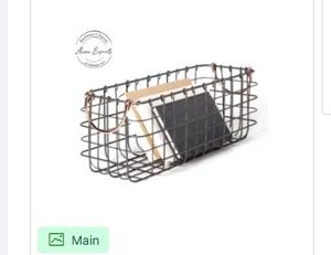Gold finish iron wire serving <b>basket</b> with sturdy <b>round</b> design for stylish food display elegant storage and modern kitchen decor - Product Image 5