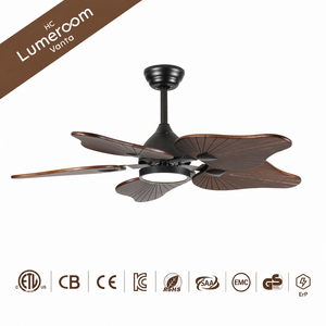 44 Inch Solid Wood <b>Ceiling</b> Fan with <b>Light</b> and <b>Remote</b>, Dimmable LED <b>Ceiling</b> Fan with APP <b>Control</b> and Quiet DC Motor - Product Image 1