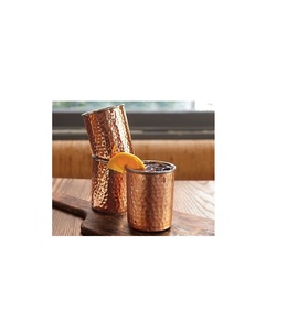 Eco friendly <b>copper</b> drinking <b>cup</b> with handmade shine and traditional form perfect for conscious health habits - Product Image 6