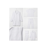 Chemise d'uniforme médical écologique, régulatrice de température, douce, confortable, respirante, unisexe, pour le personnel des hôpitaux, des cliniques et des laboratoires