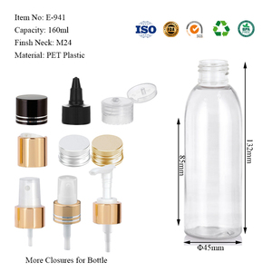 Botella de plástico PET personalizable de 160ml, embalaje personalizado, venta al por mayor, estampado en caliente, tapa de serigrafía, bomba/opciones de pulverizador - Product Image 4