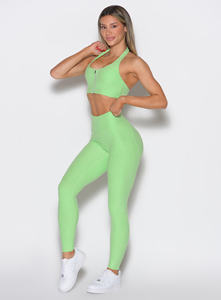 New Arrival Premium Electric Green Uplift Peach <b>Leggings</b> High Waist Eco-Friendly New <b>Scrunch</b> <b>Butt</b> Fashion Gym <b>Leggings</b> For Women - Product Image 5