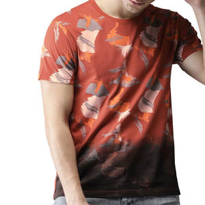 Camiseta Casual para Hombre con Estampado Completo por Sublimación, Manga Corta, Diseño Ligero para el Verano, Estilo Urbano Diario - Product Image 1