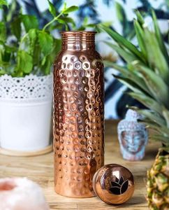 Designer luxe décalcomanie impression dessus de table meilleure vente pur cuivre matériel bouteille décor à la maison Barware - Product Image 5
