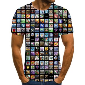 T-shirt d'été imprimé belle fleur pour hommes et femmes à manches courtes Sublimation transfert impression nouveau style vêtements - Product Image 3