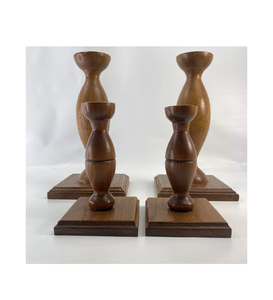 Bougeoir en bois de Noël avec doublure design Décoration de table Produit artisanal fabriqué en Inde - Product Image 3