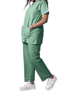 ANNO Classic Outdoor Surgical Medical Nurse Scrub <b>Sets</b> Cleanroom Uniform For Doctor Hospital Wear Customized Wear Custom <b>Colours</b> - Product Image 3