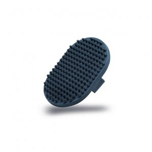 3546 TPR Dog Grooming Massage <b>Brush</b> with Firm Hold Handle Eco-Friendly Durable Tools for Shower Use - Product Image 1