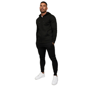 Logo personnalisé OEM conception surdimensionné blanc fermeture éclair sweats à capuche thermique avec broderie hommes lourds fermeture éclair sweats à capuche personnalisés - Product Image 6