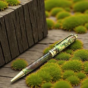 Bolígrafo de madera hecho a mano de Vietnam Coffee Burl 0,7mm ancho de escritura - Product Image 2