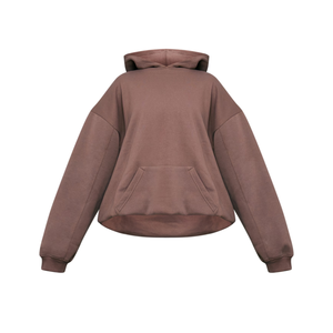 Bangladesh dépassements hiver fournisseur personnalisé blanc français polaire sweat pull brodé surdimensionné femmes sweats à capuche personnalisés - Product Image 5